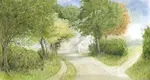 Discover Peter Weatherill's technique for using watercolour pencil underpainting to create a vibrant country lane. Learn how to add depth to your art