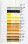 The lightfastness test results carried out by Judith Crown on various brands of coloured pencils in extreme sunlight in Israel.