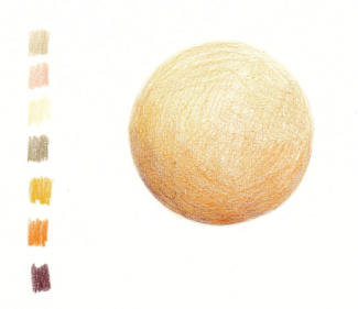 Adding a second layer to the orange drawing