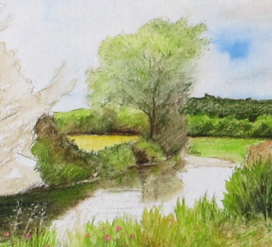 Detail of centre of painting