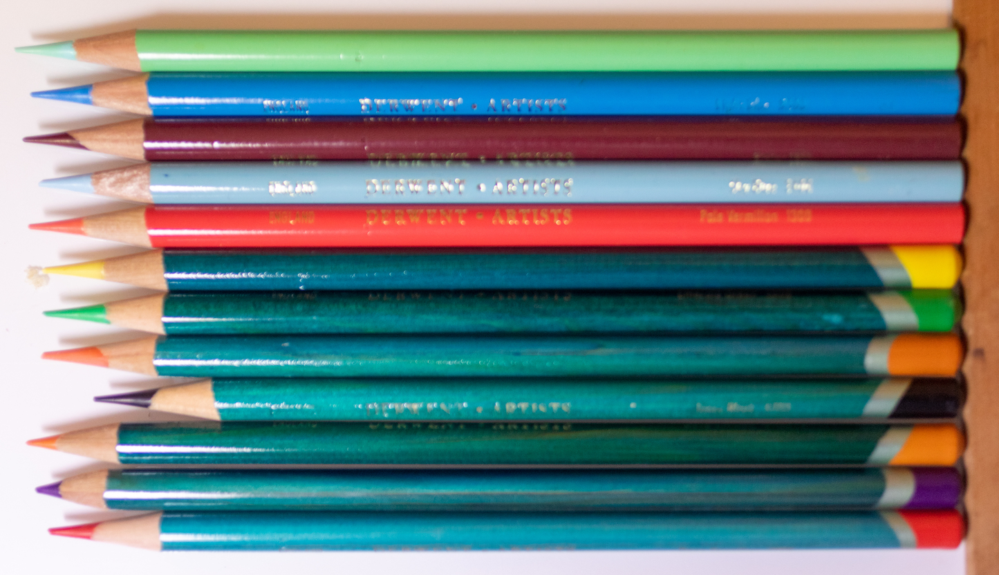Derwent pencils information on each type