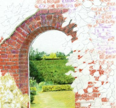 Brick garden arch Brick garden arch