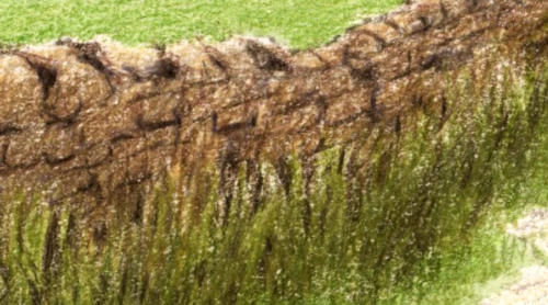 close up on the dry stone wall drawing close up on the dry stone wall drawing