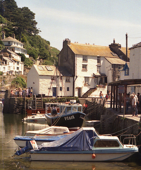 Polperro harbour photo reference