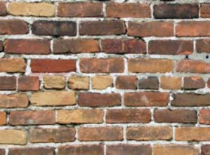 Mortar with only very shallow indentations Mortar with only very shallow indentations