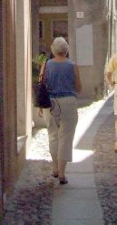 Reference photo of a female figure for human interest in the street scene